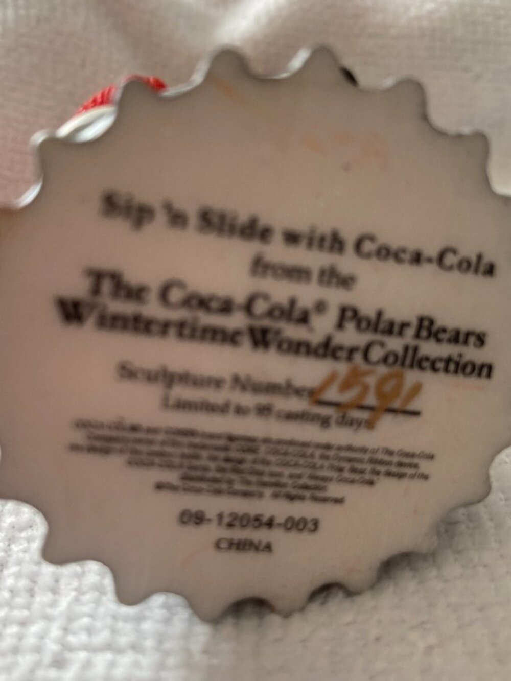 4 Wintertime Wonder Collection polar bear figurines from the Hamilton Collection - Picture 5 of 9